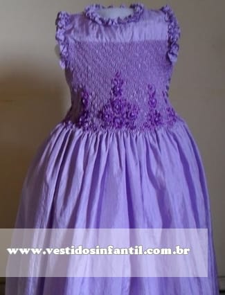 Vestidos Infantil 4053 Vestidos Infantil 4053