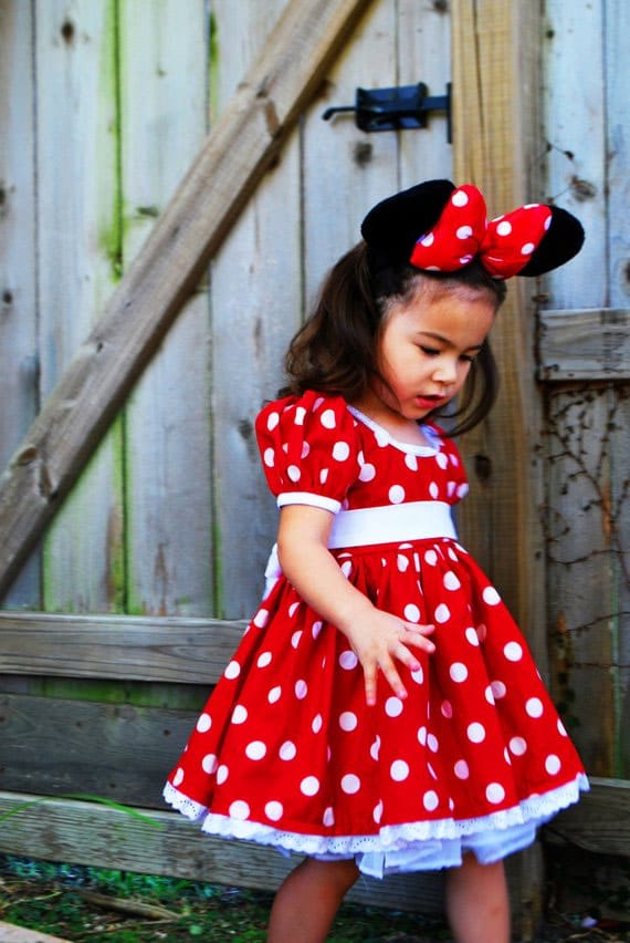 Vestido infantil da Minnie Vestido infantil da Minnie