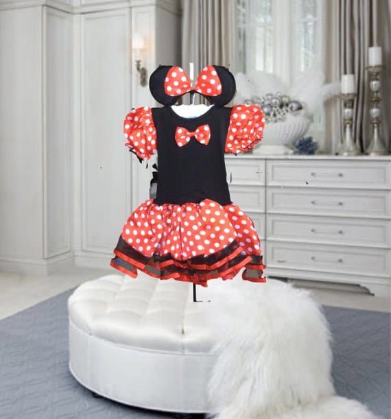 Vestido infantil da Minnie Vestido infantil da Minnie