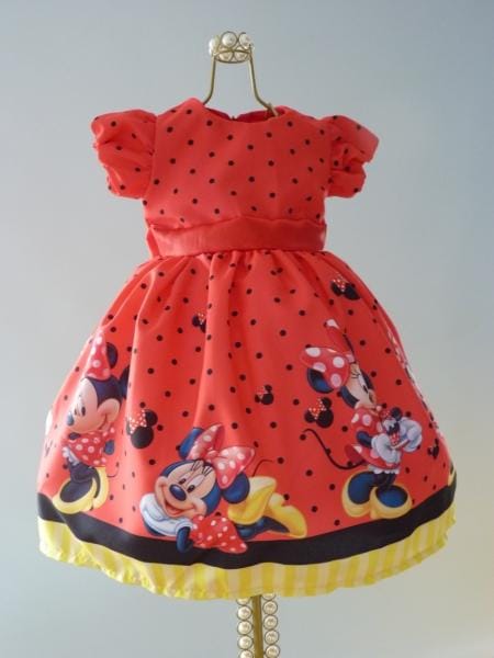 Vestido infantil da Minnie Vestido infantil da Minnie