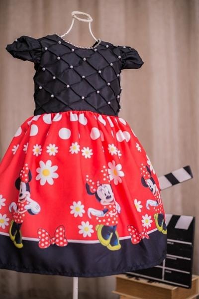 Vestido infantil da Minnie Vestido infantil da Minnie