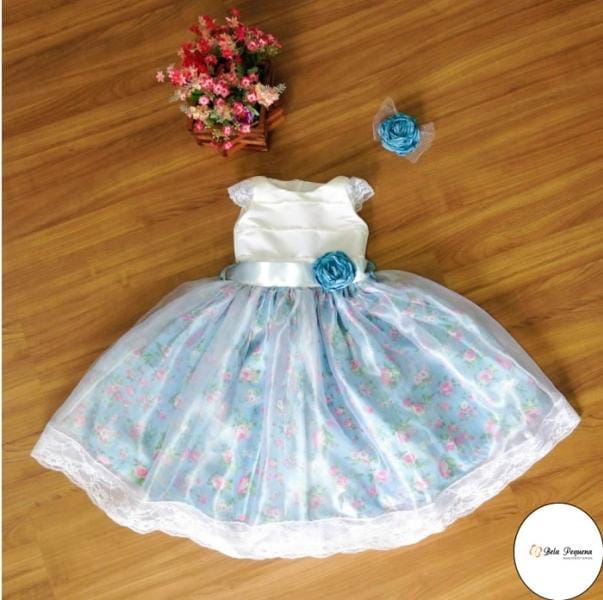 Vestido infantil para casamento bebê de 1 ano Vestido infantil para casamento bebê de 1 ano