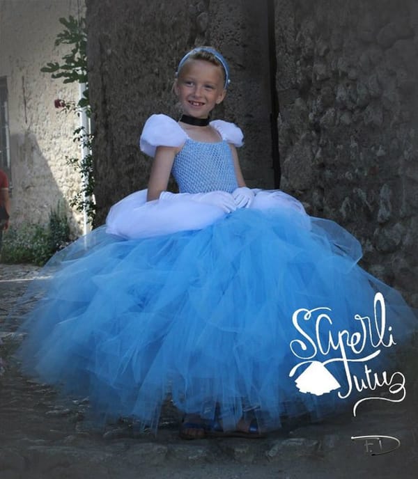 Vestido infantil Cinderela Vestido infantil Cinderela