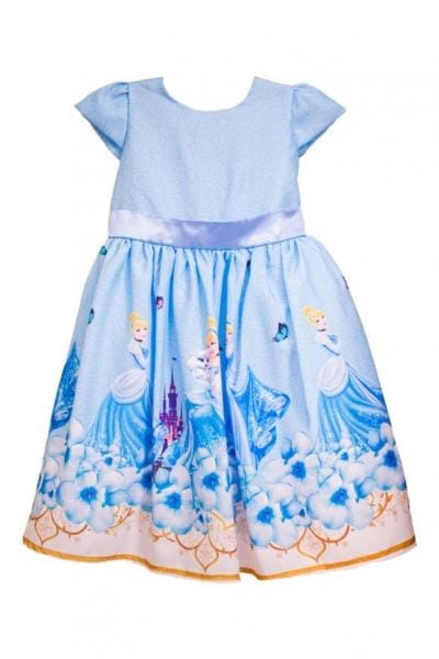 Vestido infantil Cinderela Vestido infantil Cinderela