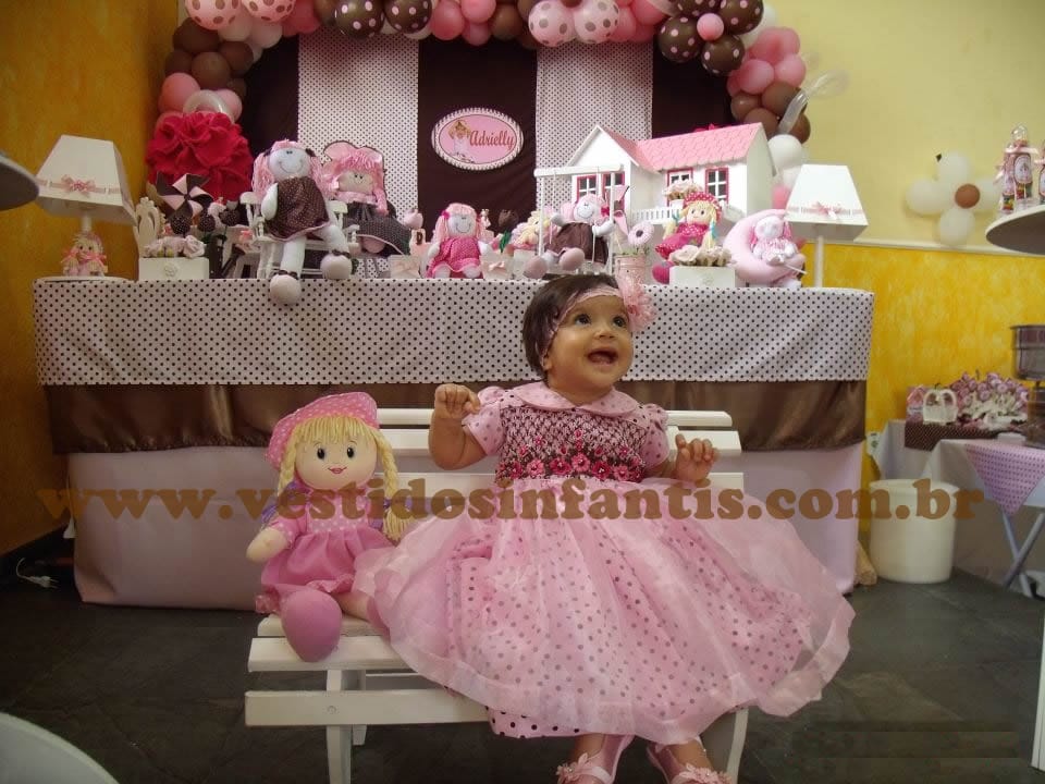 vestido de festa para menina de 1 ano