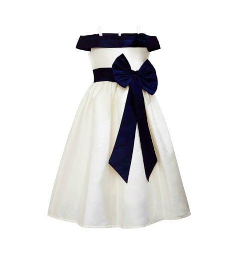 vestido infantil simples para casamento