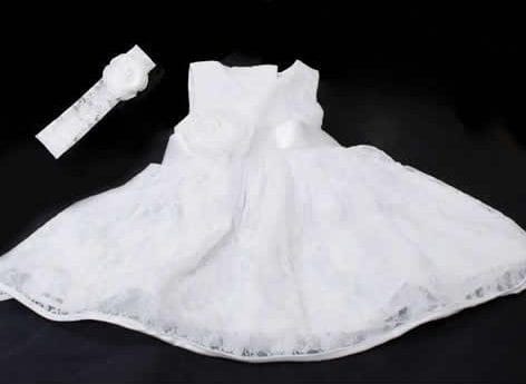Vestido infantil de batizado Vestido infantil de batizado