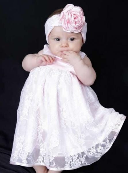 Vestido infantil de batizado Vestido infantil de batizado