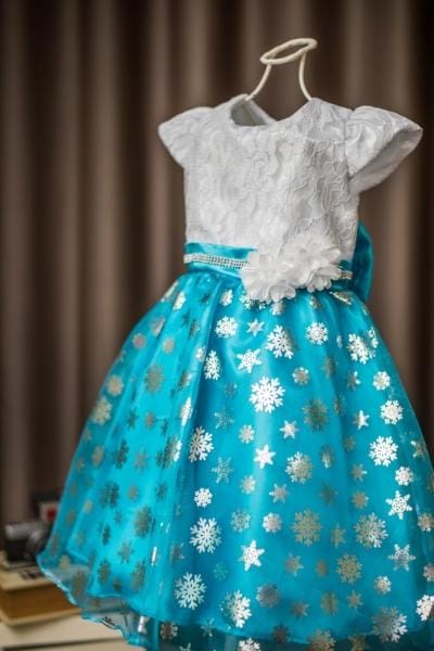 vestido de aniversário da frozen