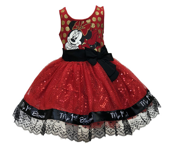 Vestido infantil da Minnie