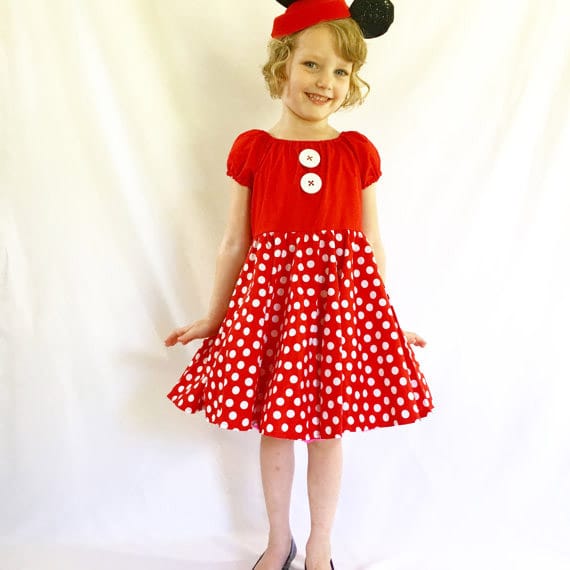 vestido minnie aniversario